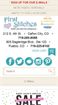 Mobile Screenshot of firststitches.com